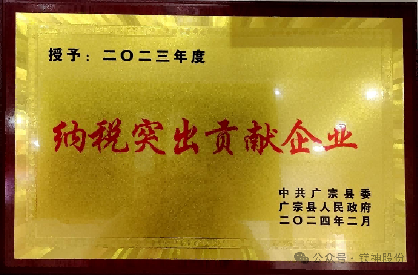 納稅突出貢獻獎 納稅突出貢獻獎