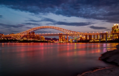 舞陽鋼廠建功重慶朝天門大橋